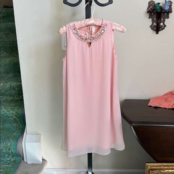 Amy Byer Pink Embellished A-line Dress - Picture 1 of 4
